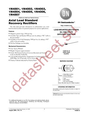 1N4001FF datasheet  